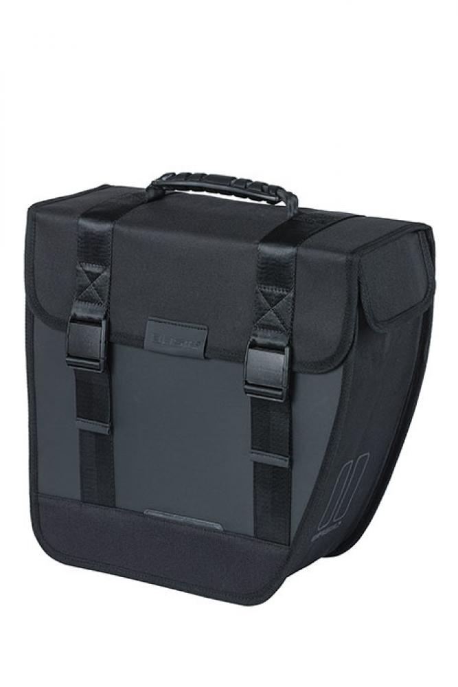 Basil Seitentasche Tour Waterproof Single rechts schwarz 34x14x34 cm 14l - Gepäckträgertasche - Fahrradtasche