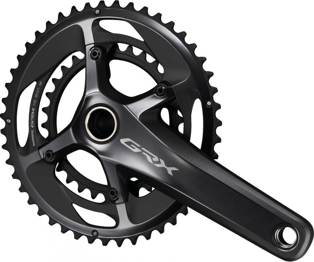 SHIMANO Kurbelgarnitur GRX FC-RX810-2 Kurbelgarnitur - 810-2, 11-fach, 170 mm, 48-31 Zähne, 31 Zähne