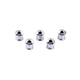 BBB Cycling BBB Kettenblattschrauben HexStars alloy 7 mm silber - sichere Montage für Kettenblätter