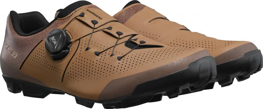 SHIMANO Fahrradschuhe XC302 Herren/Damen MTB SPD Größe 41 breit Braun