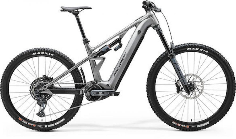 Merida eONE-EIGHTY 700 I1 glossy gunmetal XL Grau - leistungsstarkes E-MTB für anspruchsvolle Trails