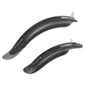 M-WAVE Schutzblech-Set Kinderfahrrad 12-18" schwarz  vorne & hinten, Kunststoff