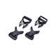 buckle sets Front Fellow/SideKick (2 male, 2 female) 20mm 20mm schwarz