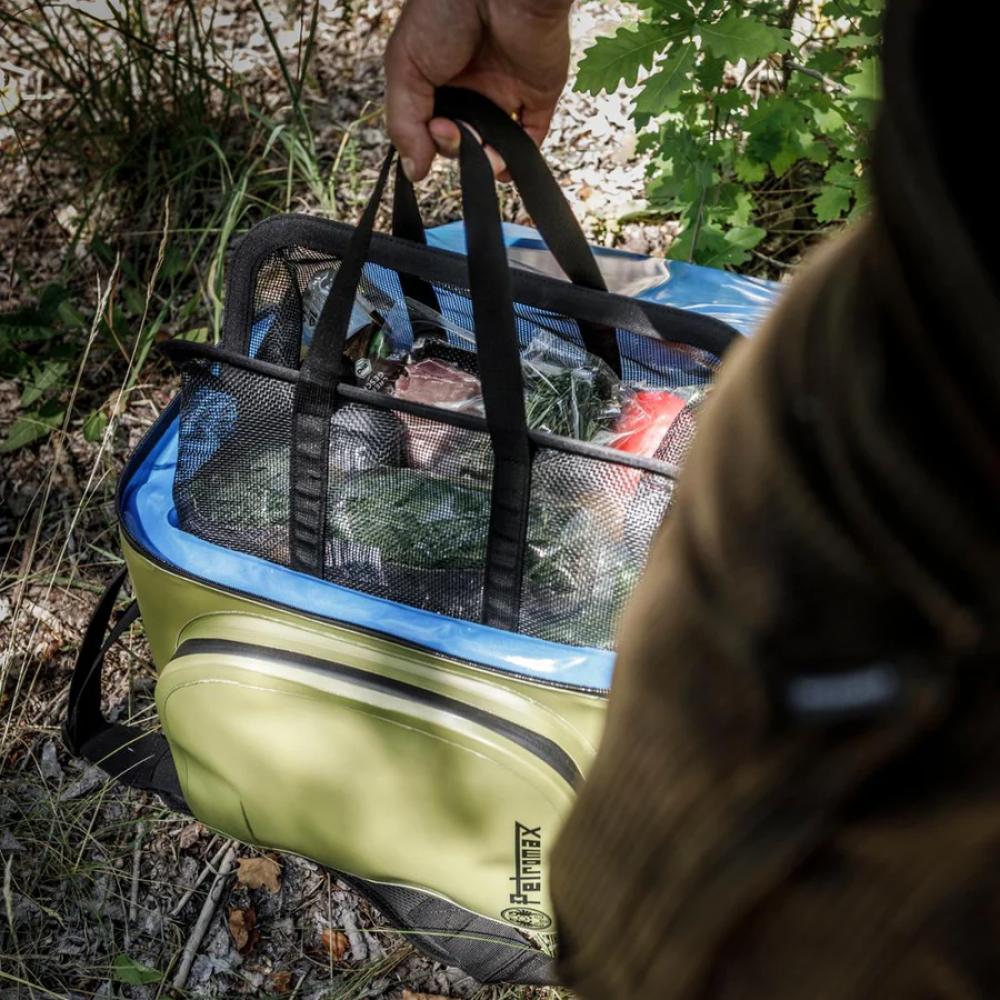 Petromax Netzeinsatz für Kühlrucksack 8 Liter - robuster Mesh-Einsatzkorb, schwarz
