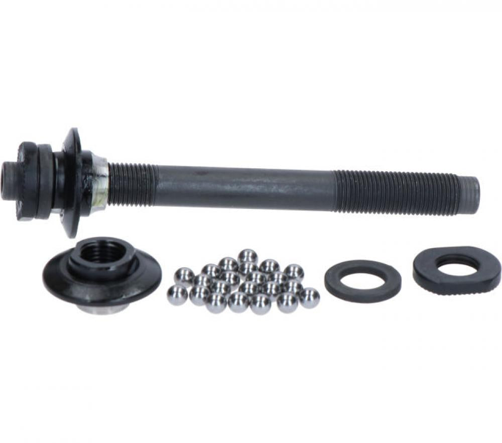 SHIMANO HB-M525 Hohlachse Ersatzachse für Vorderradnabe Komplettkit mit Kugeln und Konus.