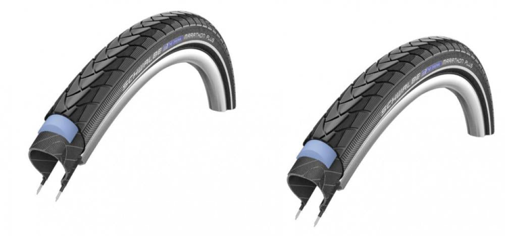 Schwalbe 2 x Reifen Marathon Plus HS440 28x1.25 Zoll 32-622 E-25
