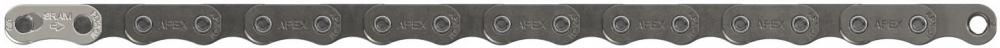 SRAM Apex 120 12-fach Flattop Schaltungskette. Eine leichte und haltbare Fahrradkette in Detailansicht.