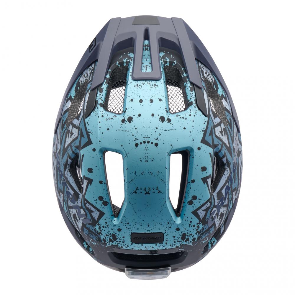 CRATONI Maxster Pro Kinderhelm Wild Blue Matt S-M
