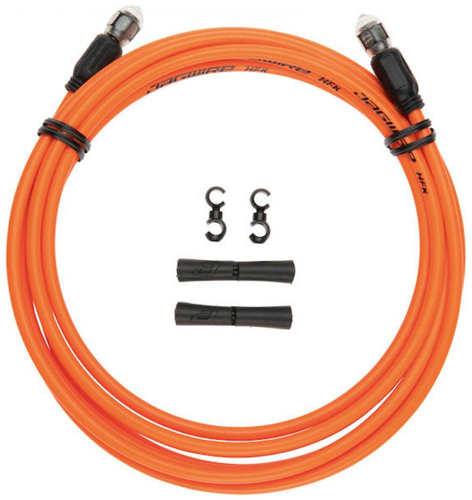 Jagwire Pro Hydraulic Bremsleitung 3000 mm Orange - Kevlar-verstärkt für Scheibenbremsen