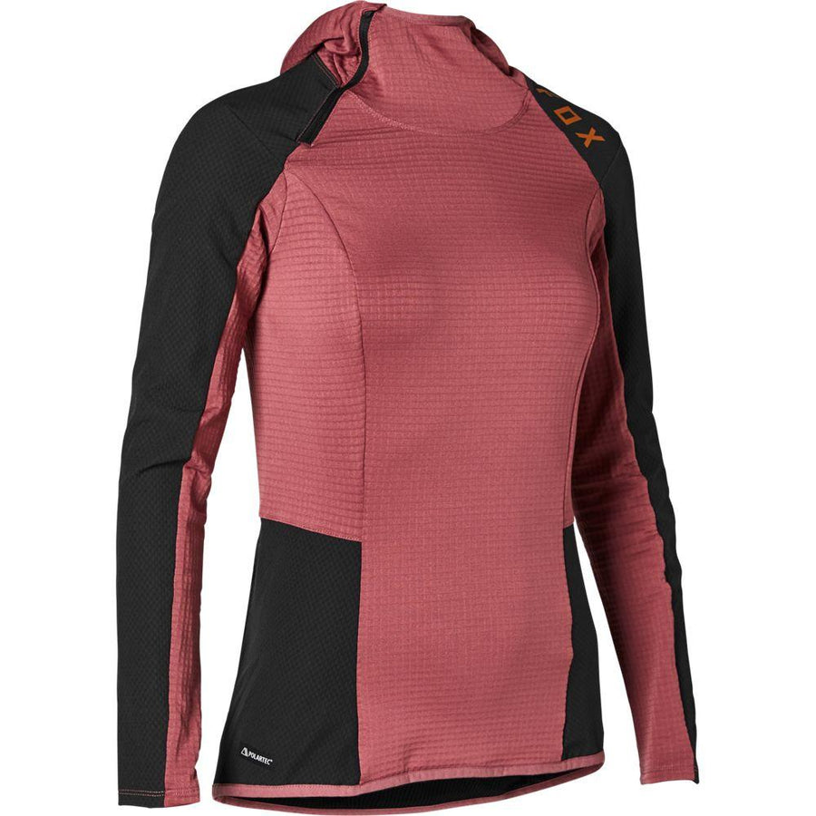Fox Women Defend Thermo Hoodie Kapuzenpullover Dusty Rose Größe S