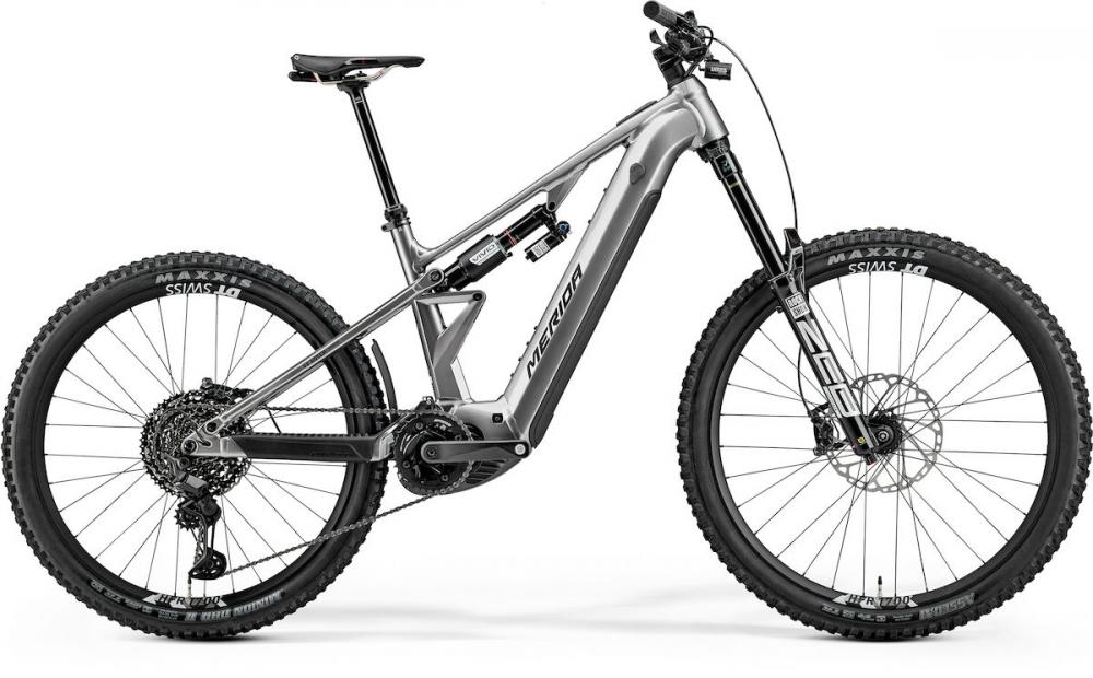 Merida eONE-EIGHTY 900 E-MTB Fully - Größe XL - gunmetal grey-black - 800 Wh - Bosch CX - 180 Millimeter Federweg