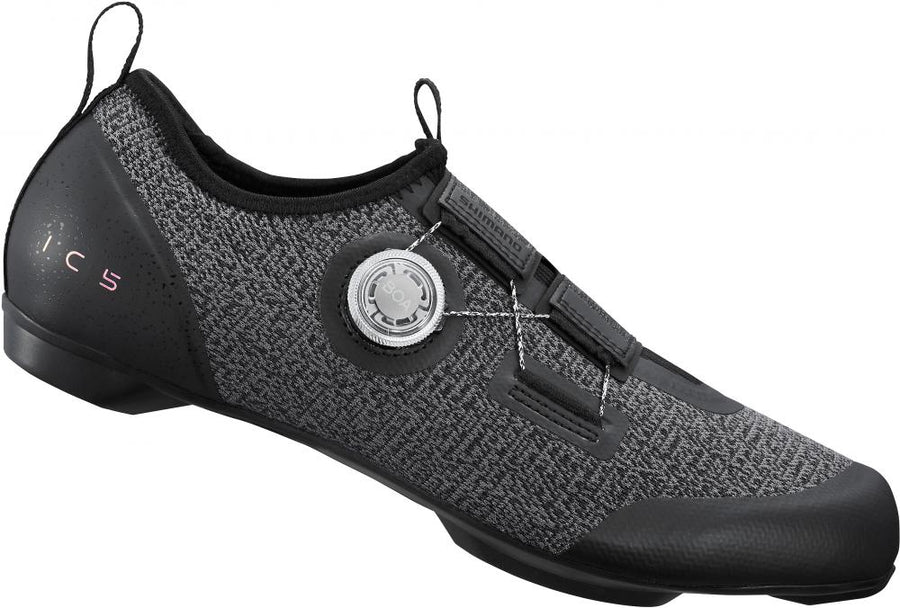 SHIMANO IC5011 Fahrradschuhe Indoor/Road SPD, Damenleisten, Größe 37, Schwarz