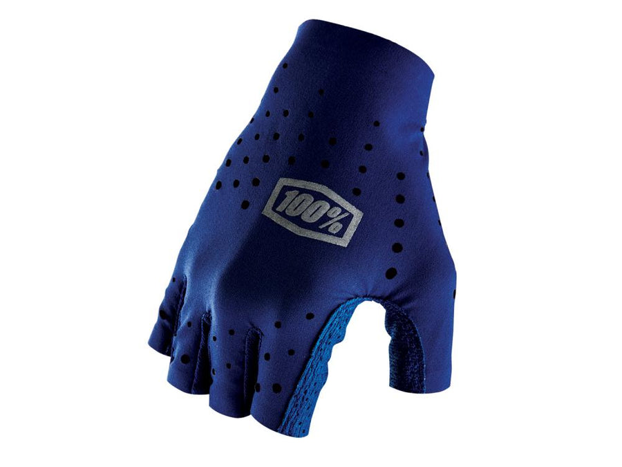 100% Sling Women's Short Finger Gloves S navy - ultraleichte atmungsaktive Radhandschuhe