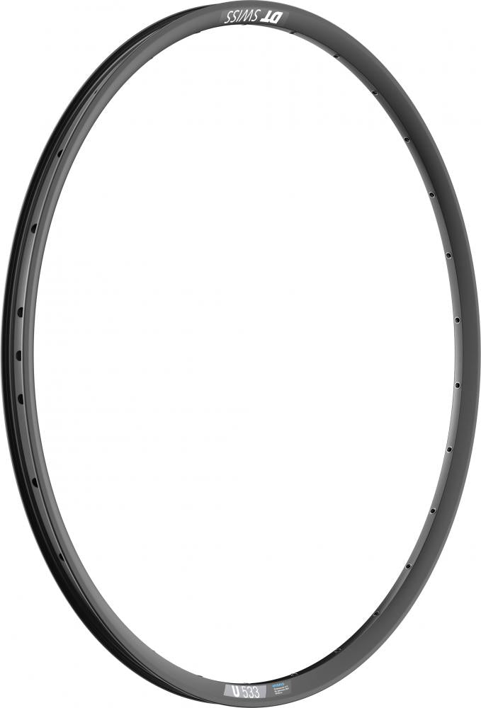 DT Swiss Felge Hybrid U 663 26" 32 Loch Schwarz - robuste E-Bike-Felge für hohe Lasten