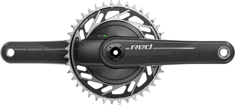 SRAM Kurbelgarnitur Quarq RED XPLR WIDE 165 mm 42T - präziser Leistungsmesser fürs Gravel-Bike