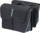 Basil Forte Doppeltasche 55 Liter schwarz - MIK System, wasserabweisend, stabile Trägerplatten