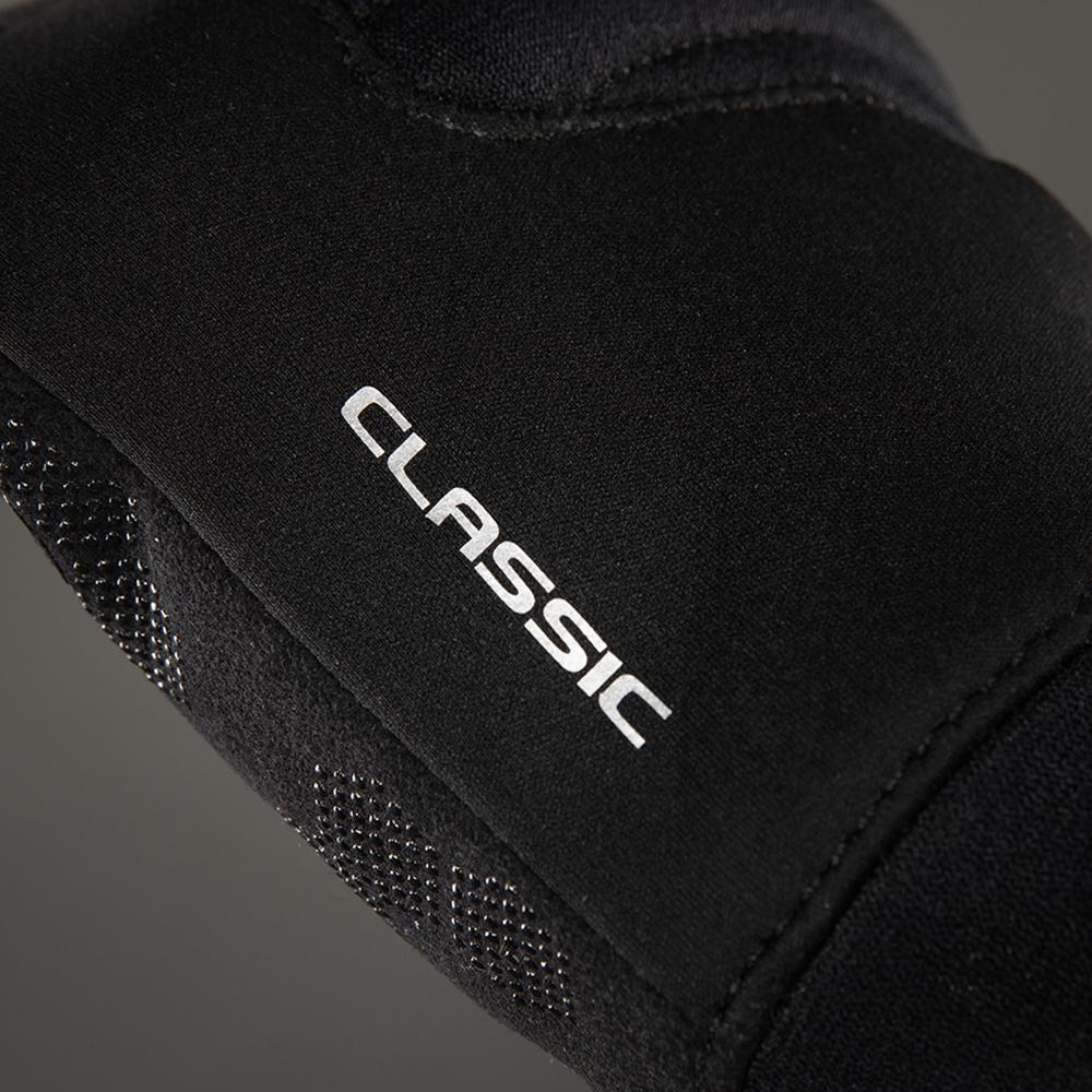 Chiba Classic Fahrradhandschuh Schwarz-Silber Gr. 3XL - atmungsaktiv, Gel-gepolstert, Klettverschluss, Frotteedaumen & Reflexelemente