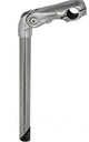 Ergotec Schaftvorbau Kobra Vario Ø 22,2 mm- Für Lenker mit 25,4 mm; 110 mm Edelstahl silber