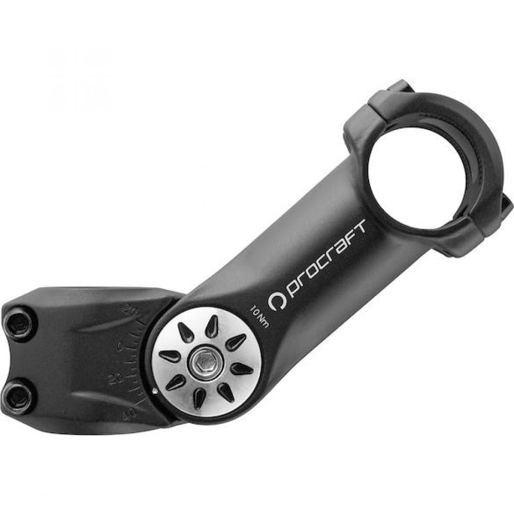 Procraft Ahead Vorbau verstellbar 31,8 mm Schwarz - 70°-130° Winkelverstellung