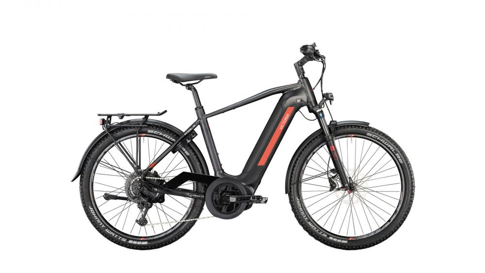 VICTORIA Elektro-SUV "AVYON 10" (#1), Diamant, 27,5", anthracite grey matt, 1x11-Gang SHIMANO "Cues", 48cm