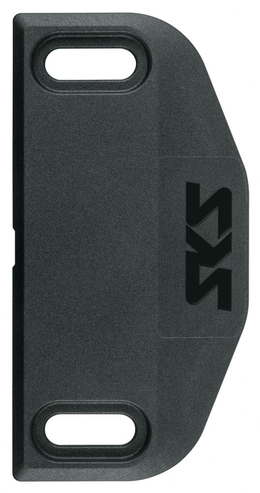 SKS VELODETECT+ AirTag-Halterung für unauffällige und spritzwassergeschützte Montage am Fahrradrahmen, inklusive Sicherheitsschrauben und Adapter für Zubehörbefestigung