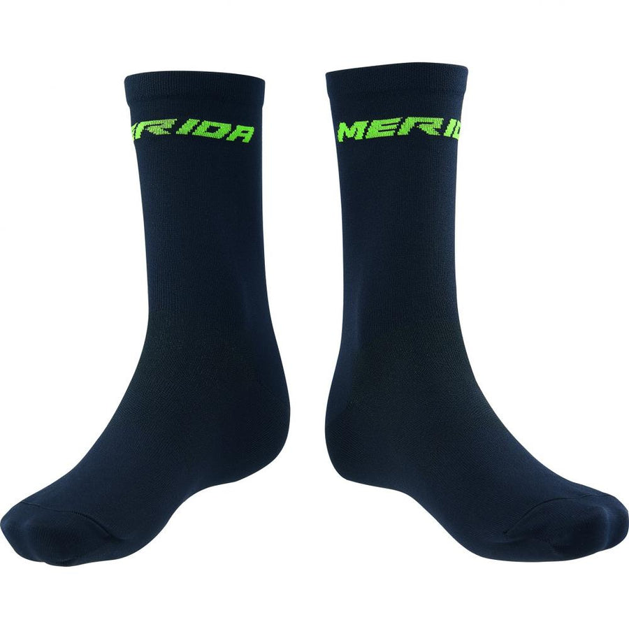 Merida Socken RACE schwarz/grün 37-39 Schwarz/grün - leichte, atmungsaktive Radsocken