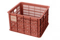 Basil Crate M Fahrradkiste rot, 29,5L, recycelter Kunststoff. Für MIK, Racktime, I-Rack, MonkeyLoad, AtranVelo.