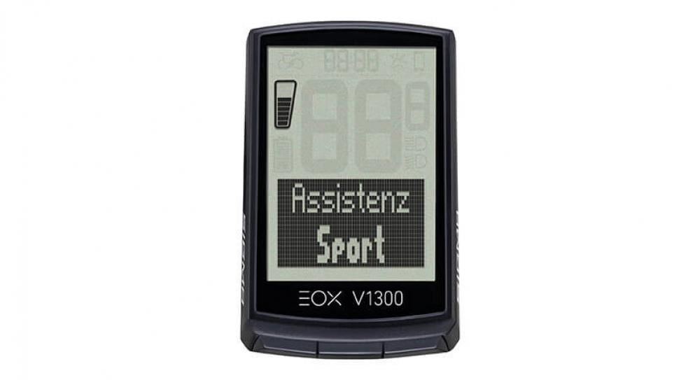 Sigma EOX VIEW 1300 E-Bike-Computer Schwarz - Kabelloses Display mit Komoot-Navigation
