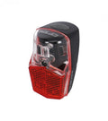 XLC CL-E52 LED-Rücklicht, schwarz/rot, batteriebetrieben, StVZO-zugelassen für Schutzblechmontage.