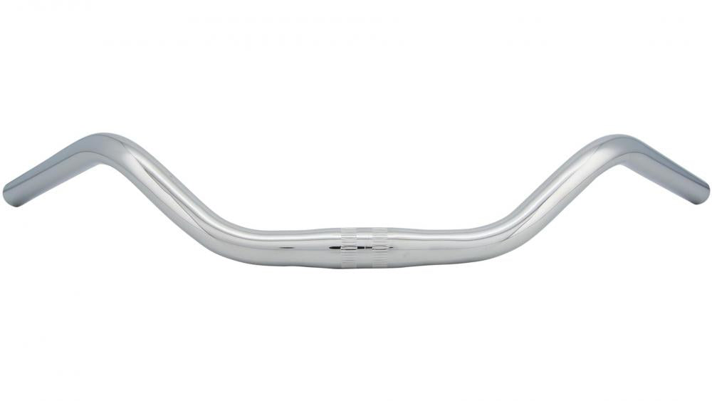 Ergotec Lenker Bügel Cruiser Ø 25,4 mm 590 mm Höhe 76 mm 52° silber