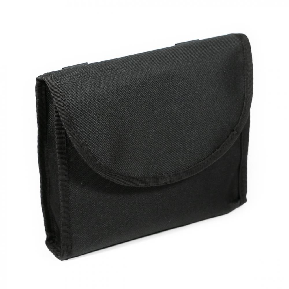 Haberland Tasche für Schlosskette - 450090 schwarz - kompakte Rahmentasche für Kettenschlösser