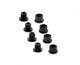 Easton Kettenblattschrauben und -Muttern M8 8,5 mm schwarz (4 Stück) - Sichere Kettenblattmontage