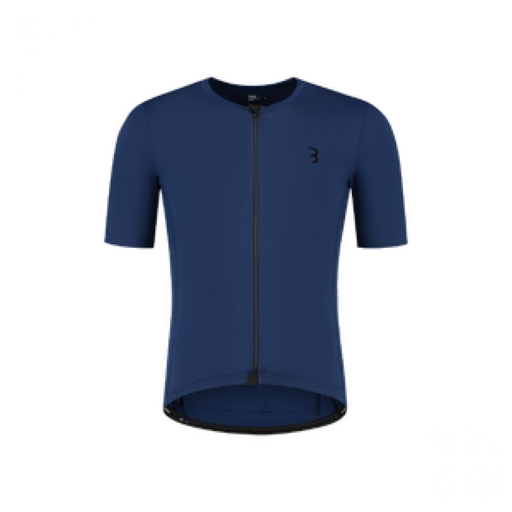 BBB Cycling Trikot Essence (male) L dunkel blau - atmungsaktives Rennrad-Trikot