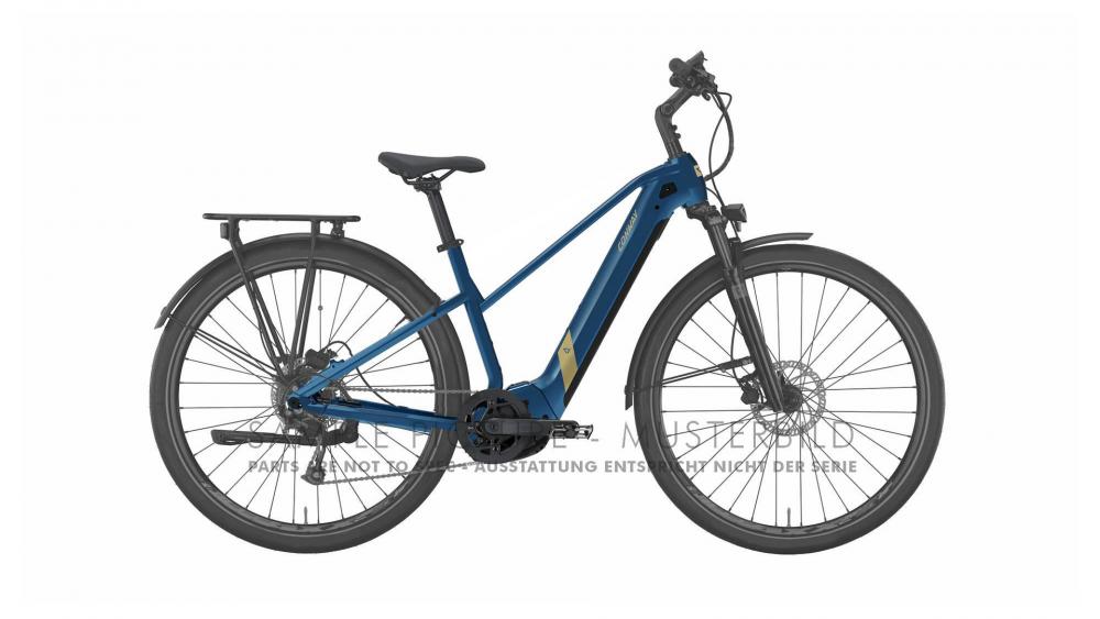 CONWAY Cairon T 2.0 625, Trapez, 28", blue metallic / desert matt, 9-Gang TEKTRO "M350", 50 cm / L