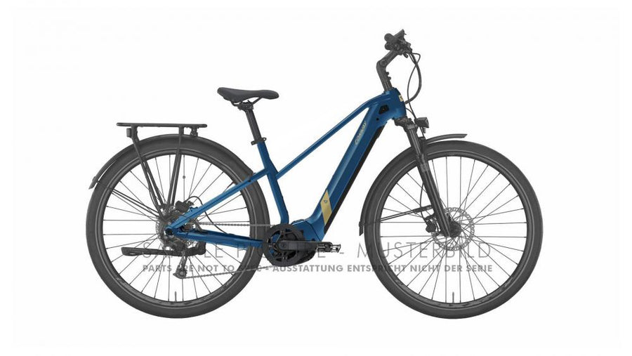 CONWAY Cairon T 2.0 625, Trapez, 28", blue metallic / desert matt, 9-Gang TEKTRO "M350", 50 cm / L