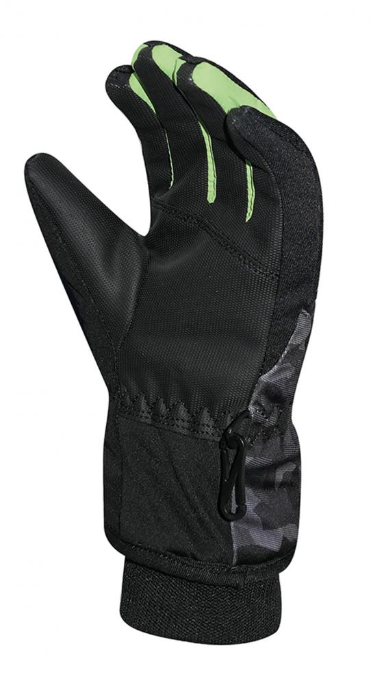 CHIBA Snow Flash - wasserdichte Winter-Radhandschuhe tarn/apfel, Größe 4
