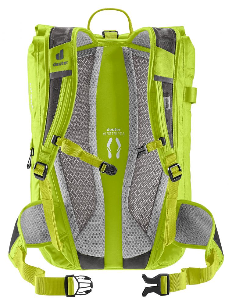 Deuter Amager 25+5 Fahrradrucksack Citrus, ergonomisch, wasserdicht, 25+5L, mit Airstripes System.