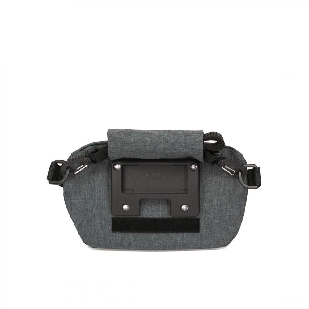 Haberland Lenkertasche Crossbody 4 nature anthrazit/reflex - clevere Lenkertasche & Umhängetasche