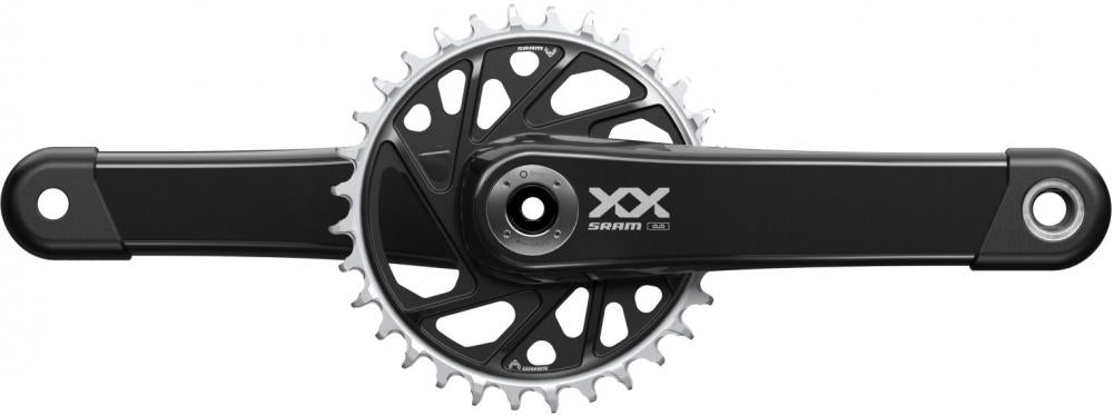 SRAM Kurbelgarnitur XX Eagle T-Type 165 mm - Leichte Carbon-Performance für 1x12-Antriebe