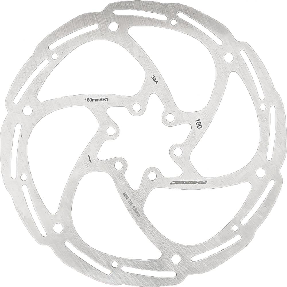 Jagwire Bremsscheibe Basics BR1 6-Loch 160 mm Silber - zuverlässige Bremsleistung