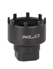 XLC Lockring Tool TO-E04, E-Bike-Werkzeug für Bosch Gen3/4/5, 8-Nut-ISIS-Antrieb, Stahl, 1/2" Aufnahme, schwarz