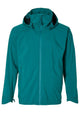 Basil Skane Herren Regenjacke teal green L - wasserdicht & atmungsaktiv (10.000 WP/MVP), T-Fabric mit DWR-Beschichtung, ergonomischer Schnitt, reflektierend & helmtauglich