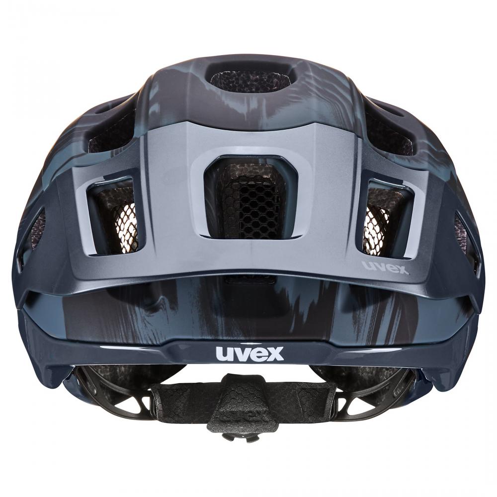 uvex react MTB-Fahrradhelm - Größe 56-59 cm, Mystic Matt, Double-Inmould, 3D IAS, monomatic, sportliches Gelände