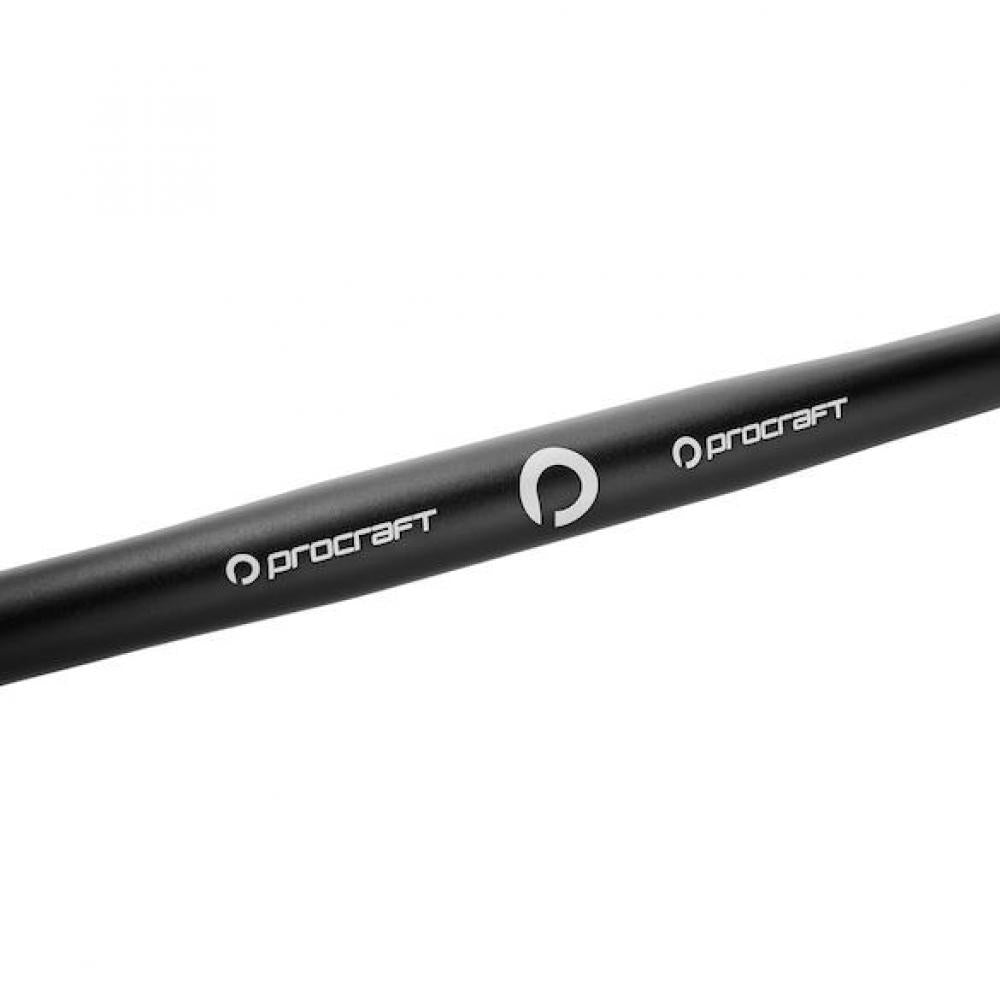 Procraft Lenker Sport II 31,8 mm/9°/700 mm Schwarz - Sportlicher Fahrradlenker mit Riser