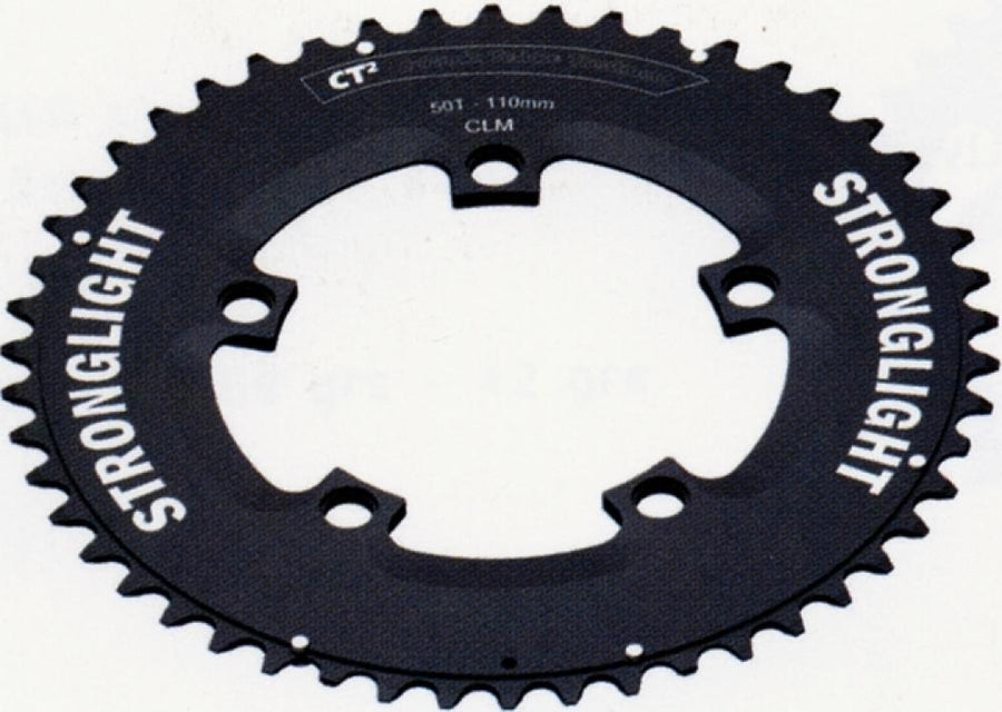 Stronglight Kettenblatt Cromo time trial 110mm 51Z schwarz