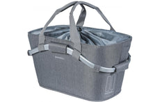Basil Gepäckträgerkorb 2Day Carry All MIK 2.0 Gepäckträgerkorb 22 Liter - grau - abnehmbar mit Kordelverschluss & Reflektoren