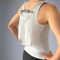 VeloToze Funktionsweste Hydro Vest XS Weiß - aerodynamisches Trinksystem mit Kühlfunktion