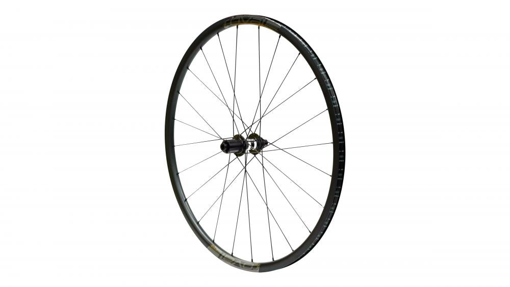 REAR WHL SLX DISC 350 - Hinterrad - 700C REAR ALLOY TA 12X142MM CENTERLOCK 24H SHIMANO 11-SPD ROAD FHB (DT 350 HUB) - BLACK W/ SILVER DCL
