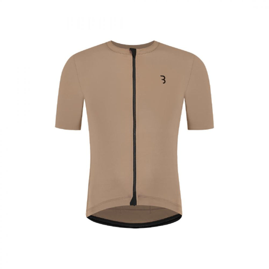 BBB Cycling Trikot Essence (male) XXL brun - atmungsaktives Fahrradtrikot XXL für lange Touren
