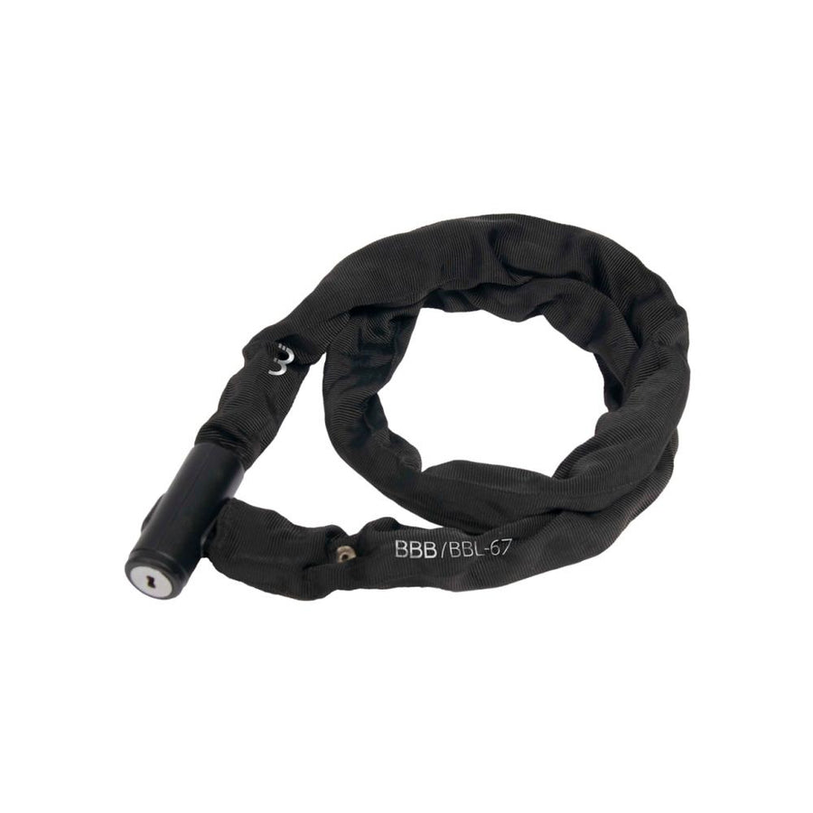 BBB Cycling BBB Schloss QuickChain 4.5mmx100cm schwarz [4,5mm x 100cm] schwarz - sicheres Kettenschloss in moderner Ausführung